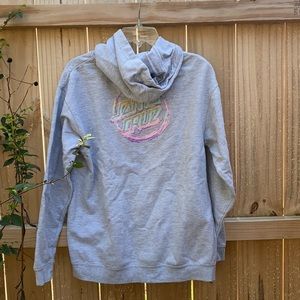 Santa Cruz Hoodie in gray, girls XL